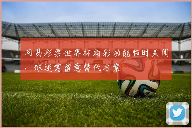 网易彩票世界杯购彩功能临时关闭，球迷需留意替代方案